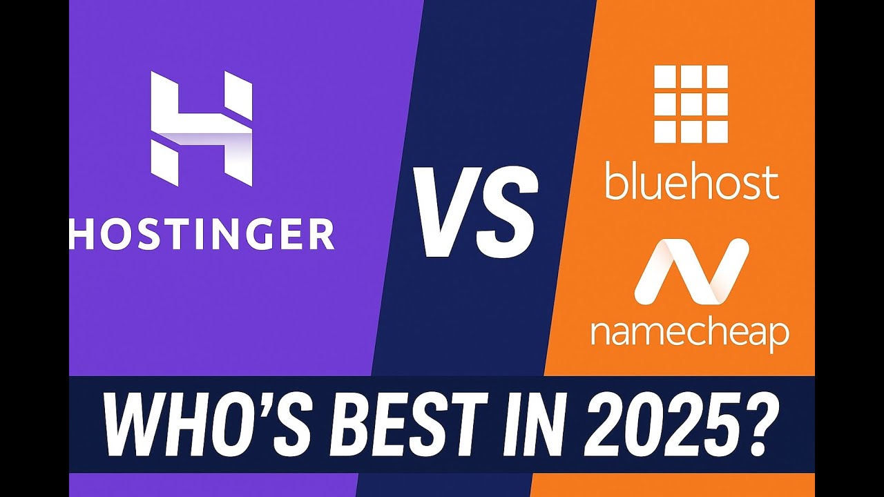 Hostinger vs Bluehost vs Namecheap | Best Web Hosting Compared & Tested ...