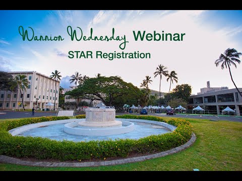 Warrior Wednesday Webinar: STAR registration