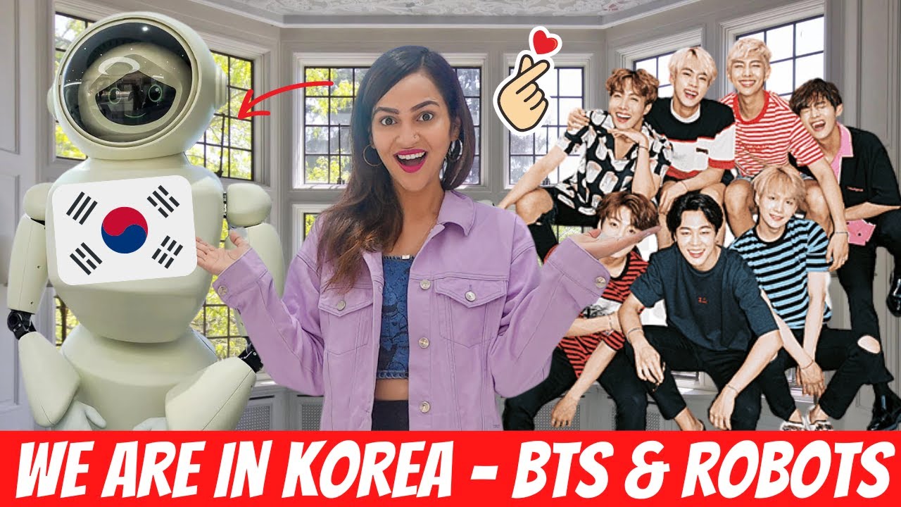 We went to KOREA to meet BTS 💜 Staying at KOREA'S First Robot Hotel