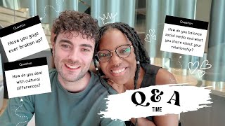 couples Q+A ( how we manage cultural difference, social media, pet peeves)