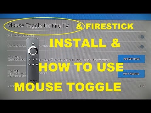 Install mouse toggle on firestick and how to use mouse toggle for fire TV