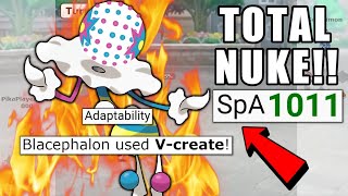 ADAPTABILITY + V-CREATE BLACEPHALON DESTROYS BALANCED HACKMONS! POKEMON SCARLET AND VIOLET