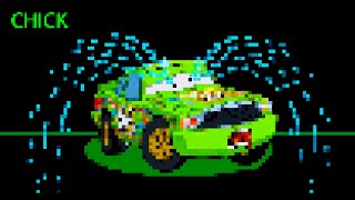 Crying Pixar Cars 8-Bit Sound Pixel Style Animation