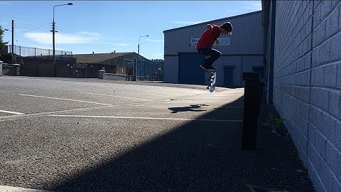 New board new trick Fs Noseslide 270 out