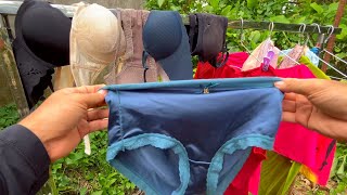 Sort And Hang Maikas Underwear To Dry On Beautiful Sunny Days