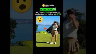 π€― She actually pulled this illegal golf shot β³ π€― She actually pulled this illegal golf shot β³