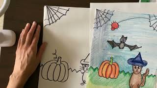 Easy Halloween Cartoon Drawing for Everyone