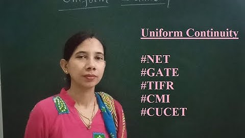 Well understand difference between Continuity and Uniform Continuity