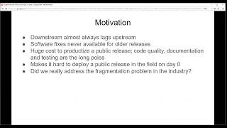 TF-A LTS (Long Term Support) Strategy Proposal - Presented by Varun Wadekar