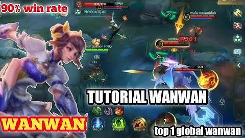 TUTORIAL TOP 1 GLOBAL WANWAN ‼️BUIL TERSAKIT 2023#mlbb #tutorial