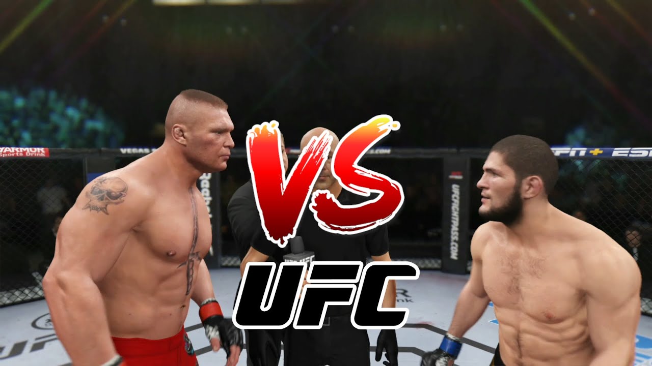 Brock Lesnar vs. Khabib Nurmagomedov | EA Sports UFC 4 - K1 Rules