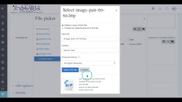 Adding H5P activity in a Moodle Course from Content Bank