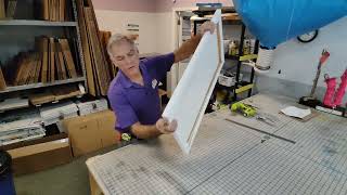 Canvas wrapping by rob at Gentilly Mail and Copy Center