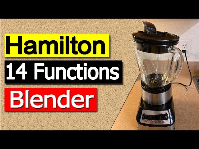 Hamilton Beach Blender Unboxing, Wave Crusher