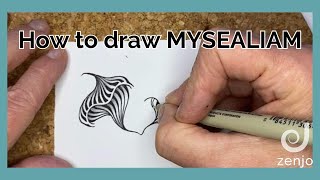 How to draw MYSEALIAM by Zentangle HQ