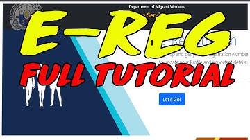 PAANO GUMAWA NG E-REG ACCOUNT | how to create E-REG account #ajpakners