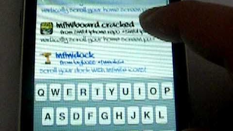 how to scroll through dock with infinidock