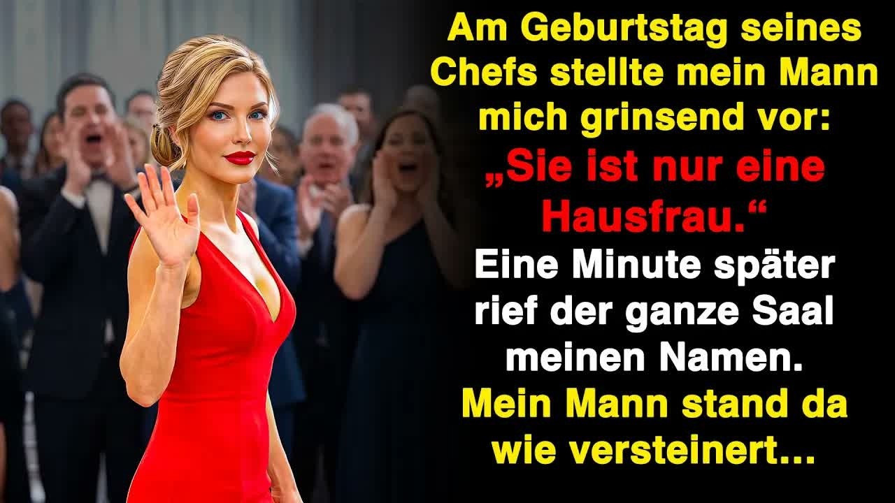 „Meine Frau ist nichts, nur Hausfrau“, sagte mein Mann zu allen. Aber …