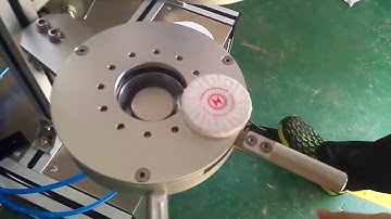 Semi automatic pleat wrapping machine for hotel soaps