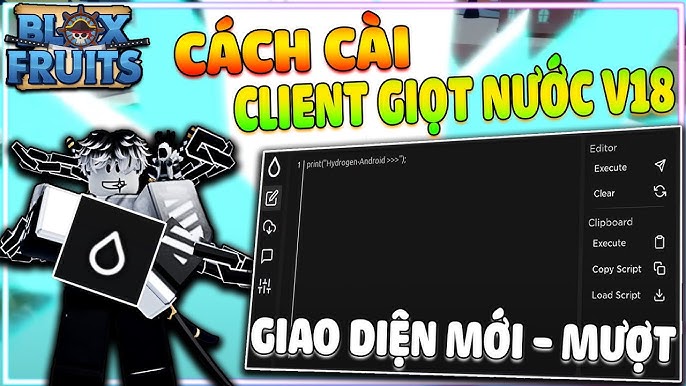 Blox Fruits 18 RACE V4 ] Cách Cài Client Fluxus V10 GET KEY Thành