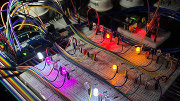🔢⏰ Futuristic Binary Clock with Arduino & RTC DS3231! 🚀✨