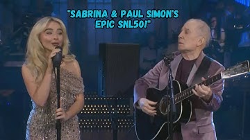 Sabrina Carpenter & Paul Simon Open ‘SNL50’ With Emotional Performance of ‘Homeward Bound’