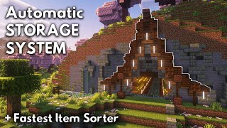 Minecraft STORAGE SYSTEM [1.21] - MINECRAFT TUTORIAL