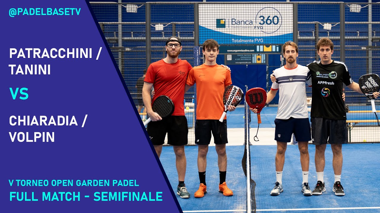 SEMIFINALE - OPEN 1500€ GARDEN PADEL - Patracchini / Tanini Vs Chiaradia / Volpin