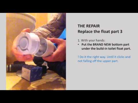 Fixing GROHE DAL leaky build-in-toilet - Flush Valve Replacement - lekkend inbouw toilet