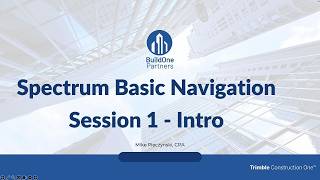 02.01 Spectrum Basic Navigation Session 1 - Intro