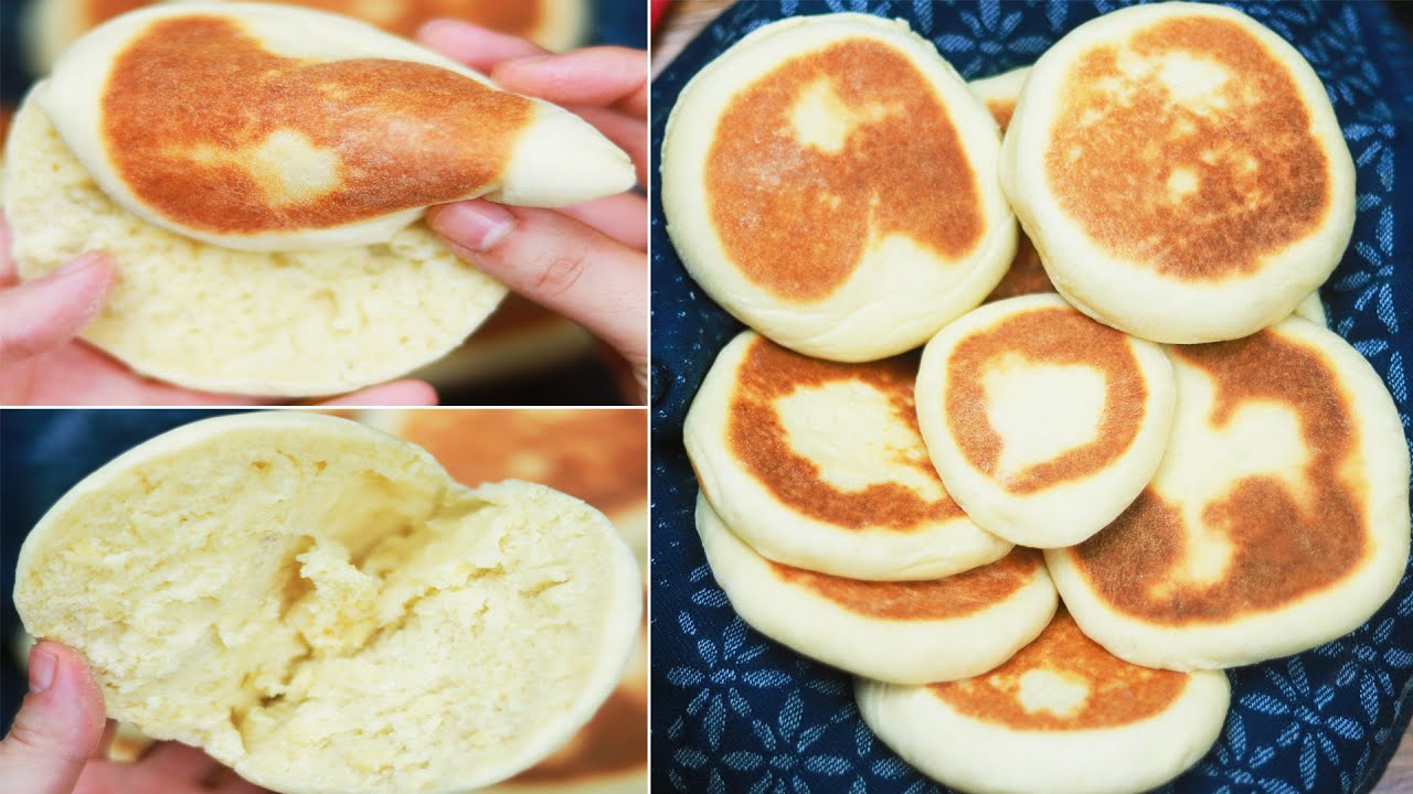 اقوى خبز طاسة على الاطلاق بمكونات بسيطة وهش زي القطن