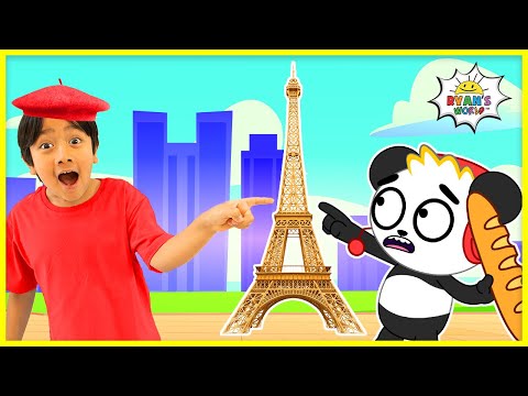 The Eiffel Tower Famous Landmark  | educational for Kids with Ryan's World