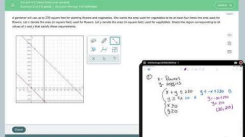 Honors Ch3-2 Part E - Solving Systems of Inequalities Story Problems in ALEKS