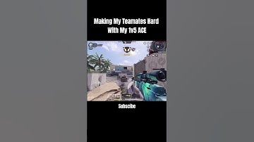First Video! Clean 1v5 Ace #codm