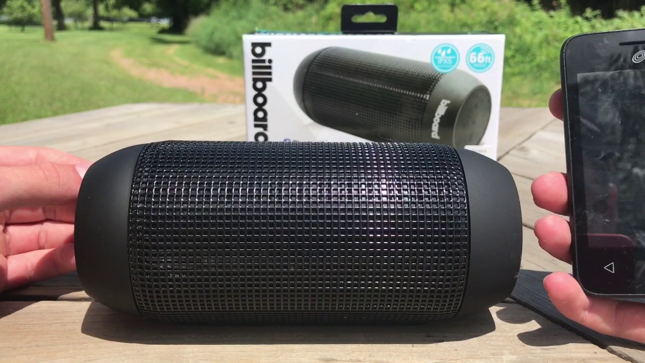 Billboard Water Resistant Wireless Speaker Review - YouTube