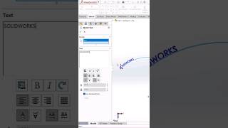 Text in solidworks #viral #autocad #solidworks #solidworkstutorial Net Worth