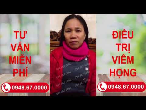 Chữa VIÊM HỌNG mãn tính không cần uống kháng sinh