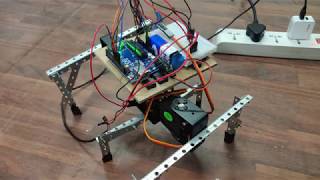 Hexapod: Bluetooth Controlled - Project assignment for Skyfi Labs online course by Saurav & Aman