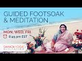 Sahaja yoga footsoak and guided meditation  hosted by abhishek