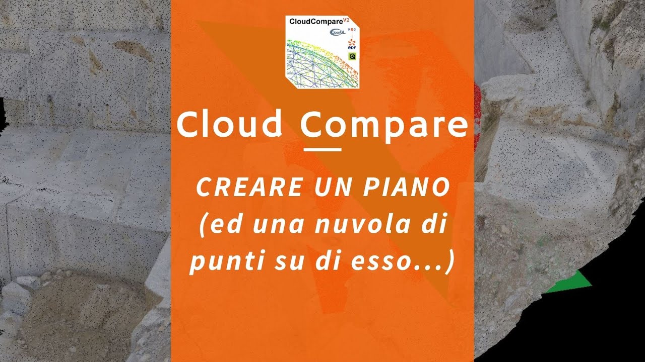 Cloud Compare - Crea un piano
