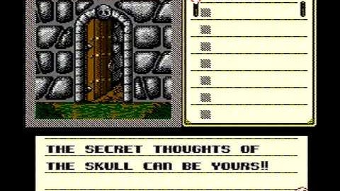 Nintendo NES Shadowgate Game (Intro)