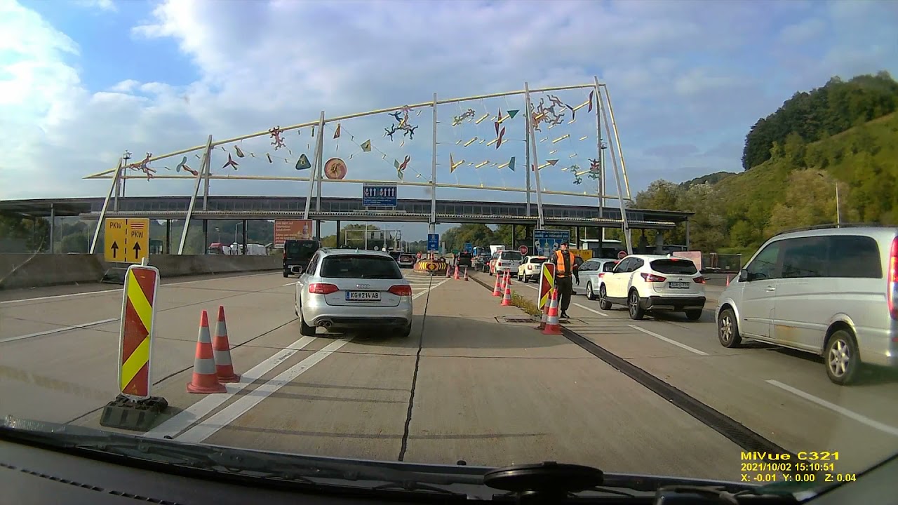 2021-10-02 Traject: Sočerga (SLO), Spielfeld-Šentilj (A), Passau A3 (D)