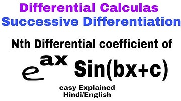 Successive Differentiation| Problems #2 | Differential Calculas