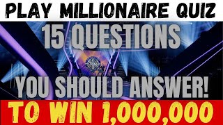 ONLINE QUIZ GAME TRIVIA QUESTIONS🧠Who wants to be a millionaire QUIZ screenshot 2
