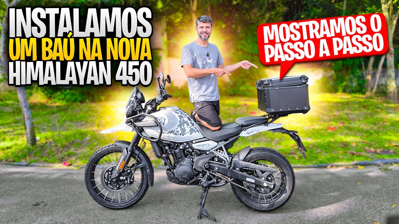 MELHOR BAÚ PARA A HIMALAYAN 450 - INSTALAÇÃO PASSO A PASSO - MECANICANDO