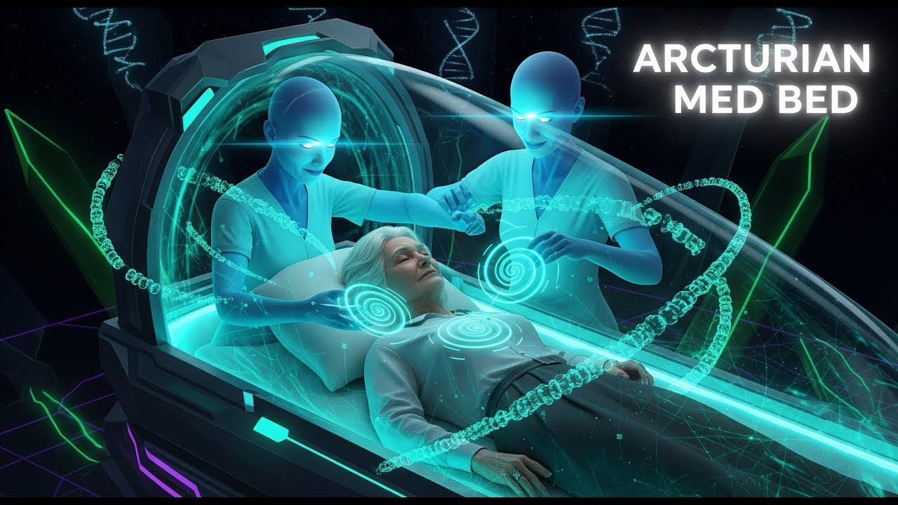 Arcturian Med Bed Session | Light Transmission for Total Rejuvenation, Galactic Healing