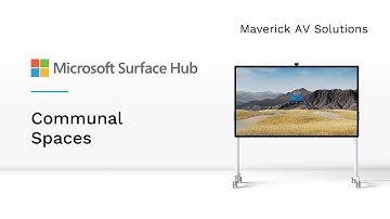 Using the Microsoft Surface Hub in communal work spaces.
