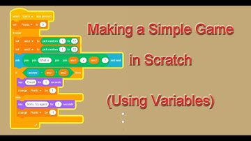Making a Simple Game in Scratch (Using Variables)