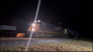 CSX 3370 leads 60 MPH M605-28 through Rebecca, GA w/GMTX MP15DCs trailing! | 8/28/2023