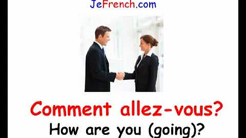 Learn French -  French greetings